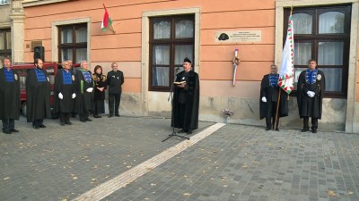 A gyalogezredre emlékeztek